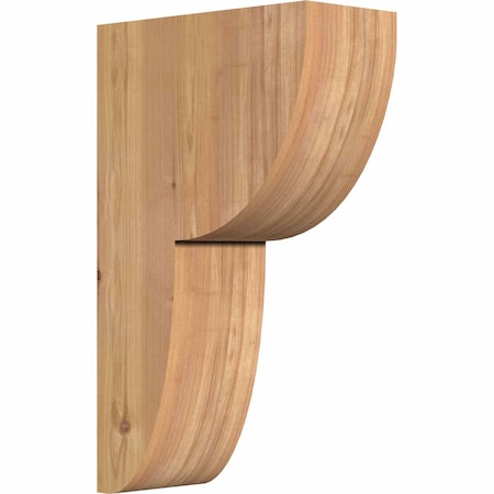 Ekena Millwork Crestline Smooth Corbel, Western Red Cedar, 5 1/2"W x 12"D x 20"H COR06X12X20CRE00SWR